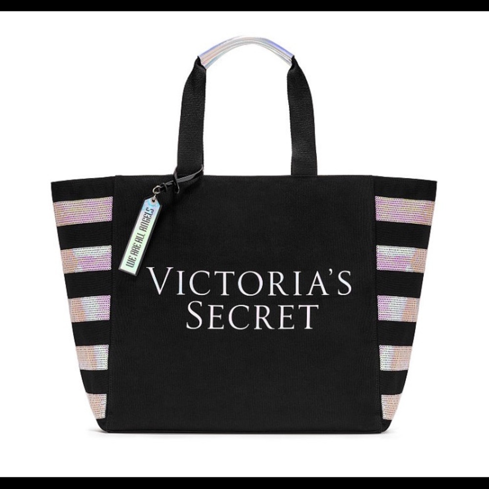 Victoria’s Secret Sequin Striped Tote